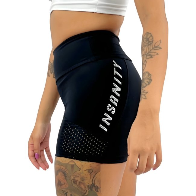 Short Feminino Fitness c/ Bolso Interno Insanity Lex Preto