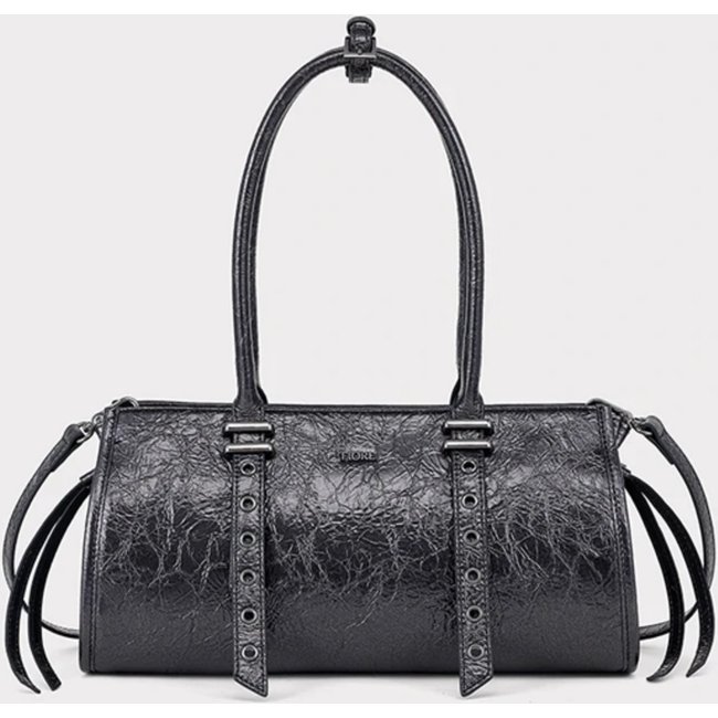 Bolsa Natalia Fiore Milano Grafite Preta