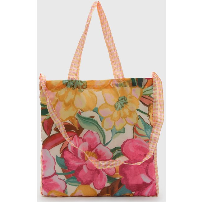 Bolsa Feminina FARM Me Leva Foliage Off-White