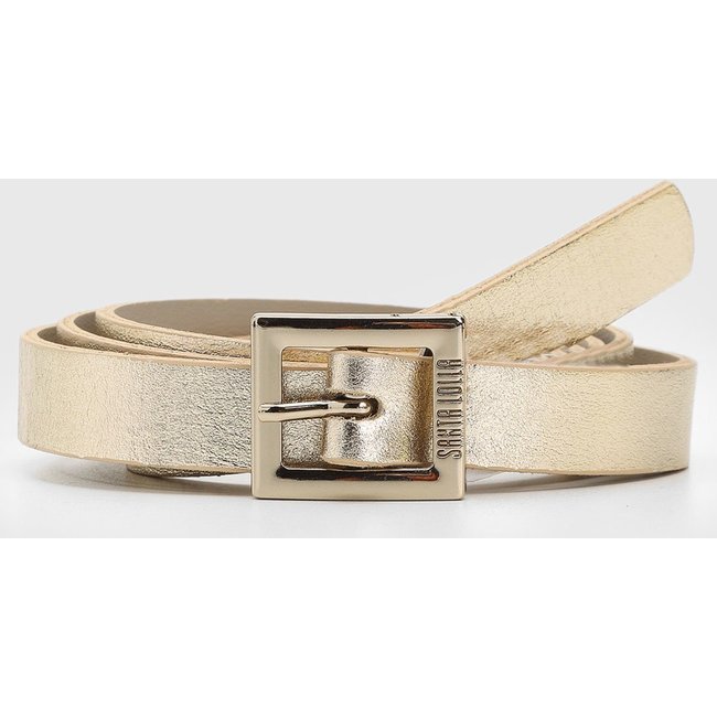 Cinto Santa Lolla Metalizado Dourado