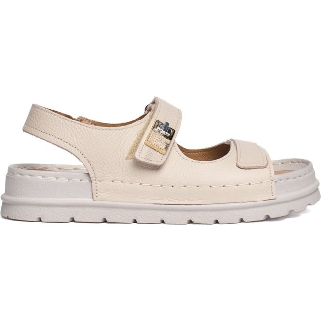 Sandália Feminina Pegada Couro Levitech Burnished Bege