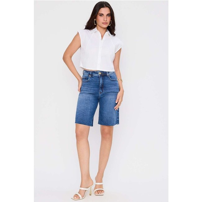 BERMUDA ALONGADA DENIM LOVERS MARINHO Gatabakana