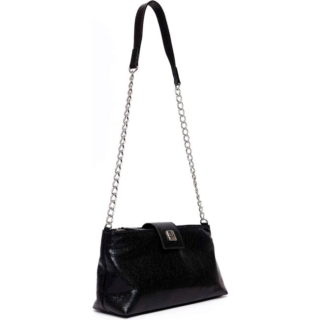 Bolsa Shoulder Easy Lança Perfume Tachas OU24 Preto Feminino