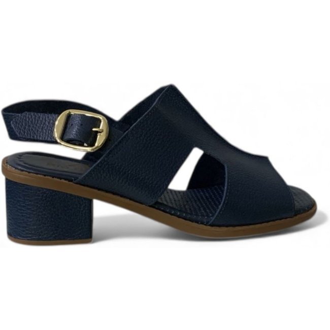 Sandália Feminina de Couro Rio de Luz 8140 Marinho
