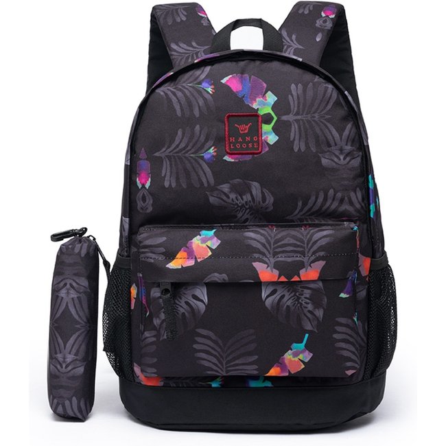 Mochila Feminina Escolar Hang Loose Reforçada