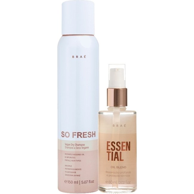 Kit Braé So fresh Shampoo a Seco e Essential Oil Blend (2 produtos)
