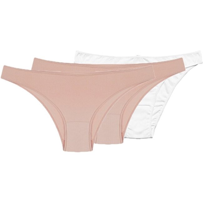 Kit com 3 Calcinhas Biquíni Hope 35840 Rosa