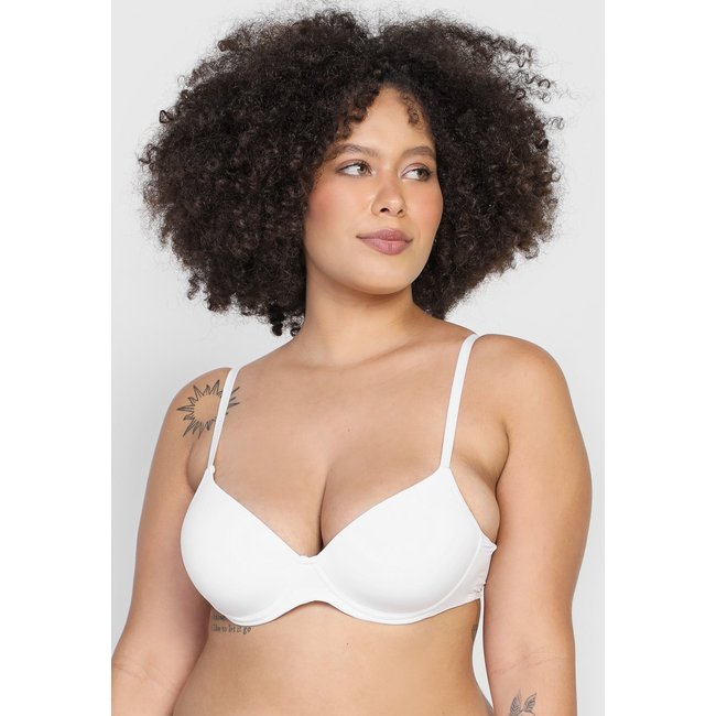 Sutiã Hope Meia Taça Touch Branco