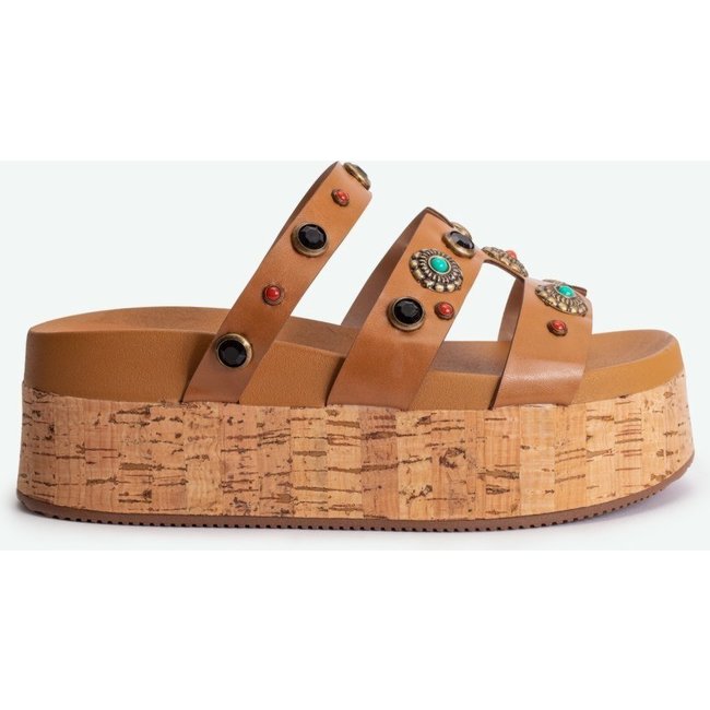 Flatform Cassie Caramelo Suzana Santos