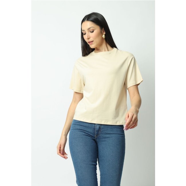 T shirt Oversized Bege M Gazzy