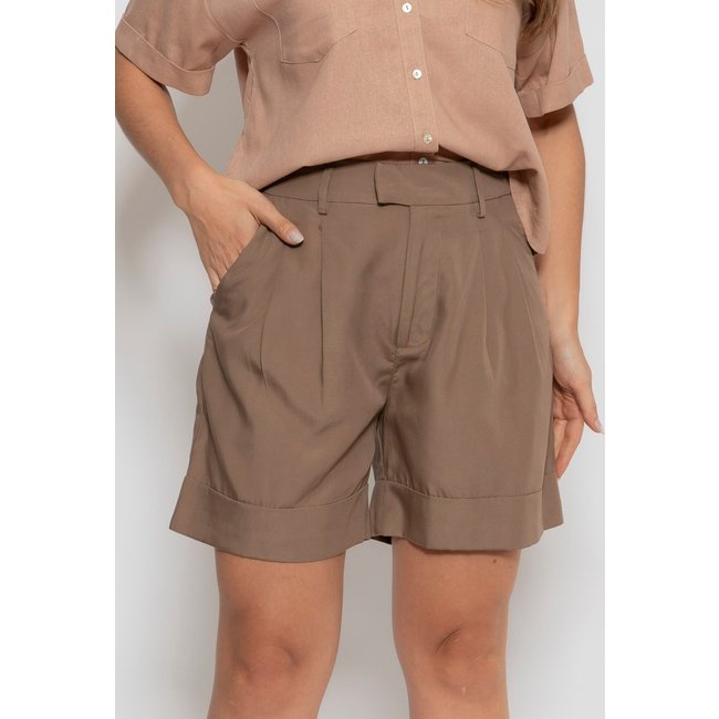 Shorts Linho Feminino Básico Crocker - 50626