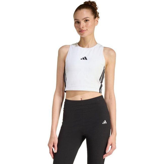 REGATA ACOLCHOADA ESSENTIALS TRÊS LISTRAS adidas Sportswear Branco