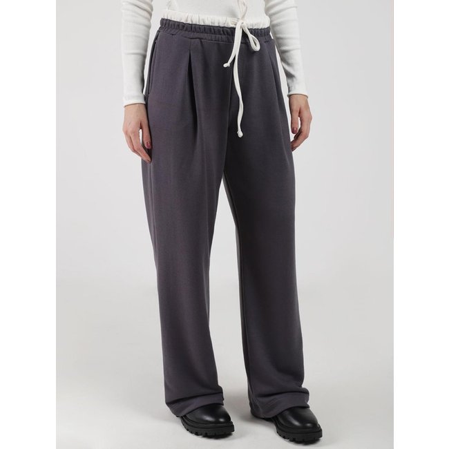 Calça Moletom Wide Leg Autentique Feminina CINZA