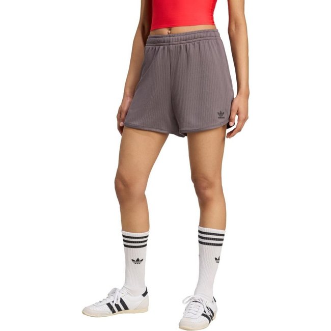 Shorts Canelado Largo Essentials Winterized adidas Originals Cinza