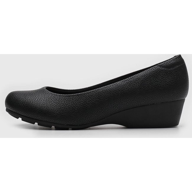 Scarpin Modare Anabela Preto