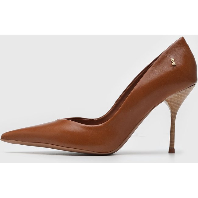 Scarpin Feminino Santa Lolla Salto Fino Marrom