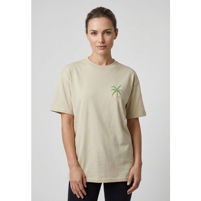 Camiseta Feminina Hurley Hawaii Bege