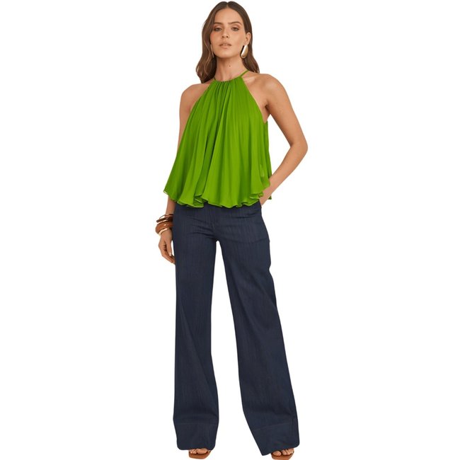 Calça Jeans Feminina Juliette Stretch Wide Leg Colcci