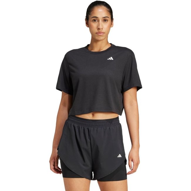 Camiseta Treino Boxy Essentials adidas Performance Preto