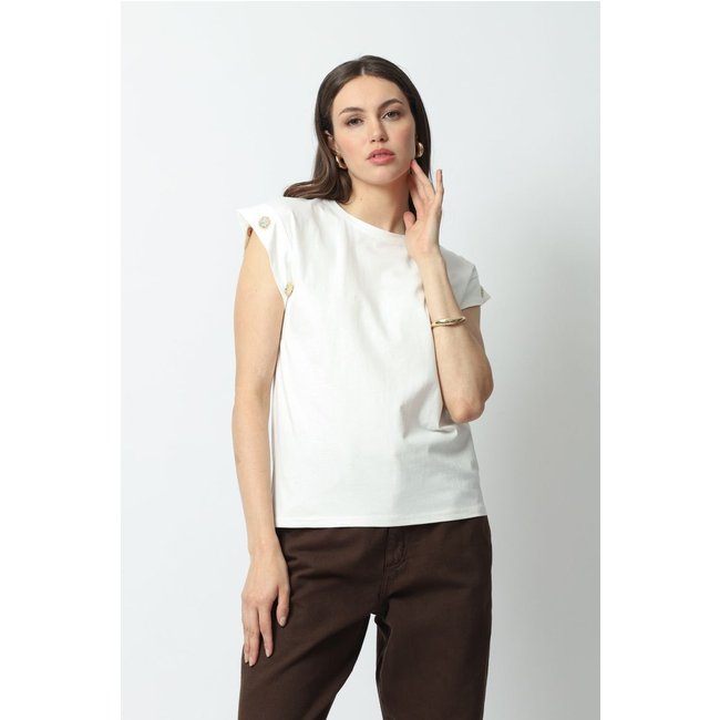 Blusa Detalhe Cava Off White M Gazzy