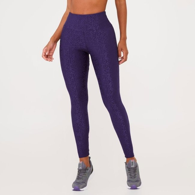 Legging j Winner Dnnc Roxo Dubai Texturizado Donna Carioca