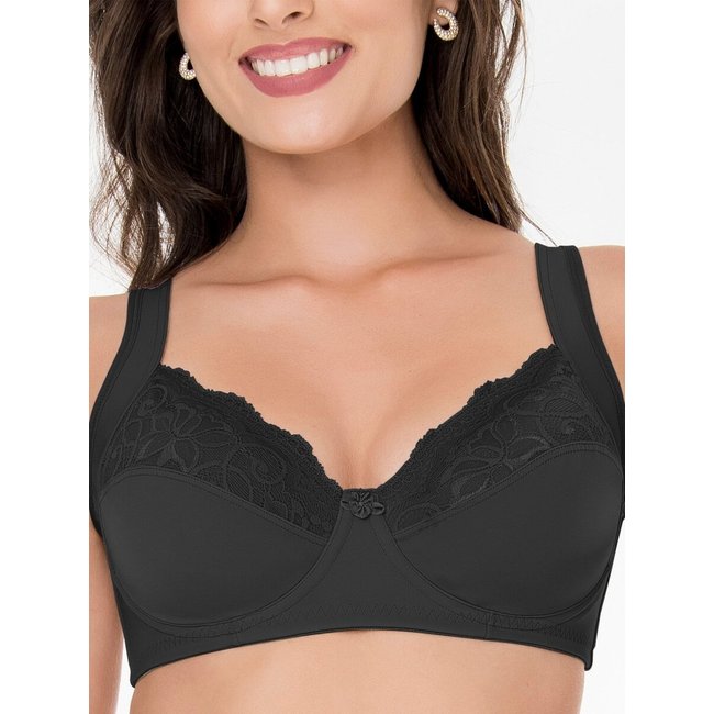 Sutiã com Aro e sem Bojo Dilady 123410 Preto