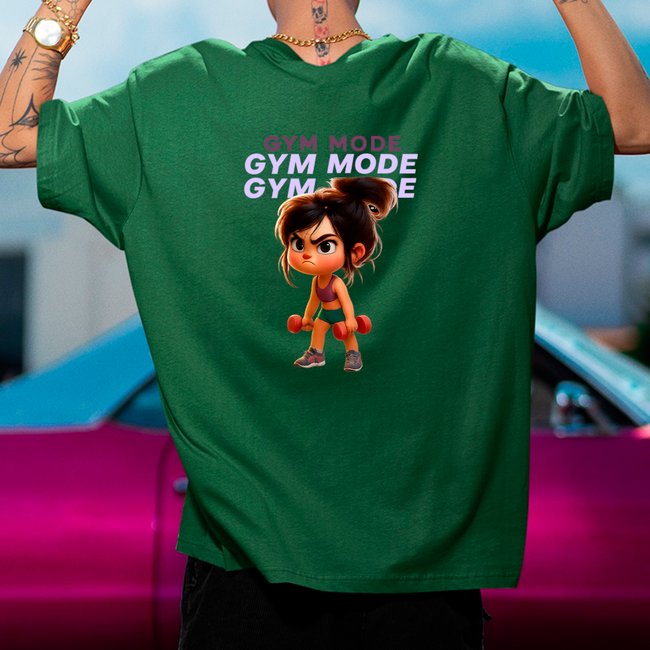 Camiseta Oversized Navit Agnes Meu Malvado Favorito Academia Verde