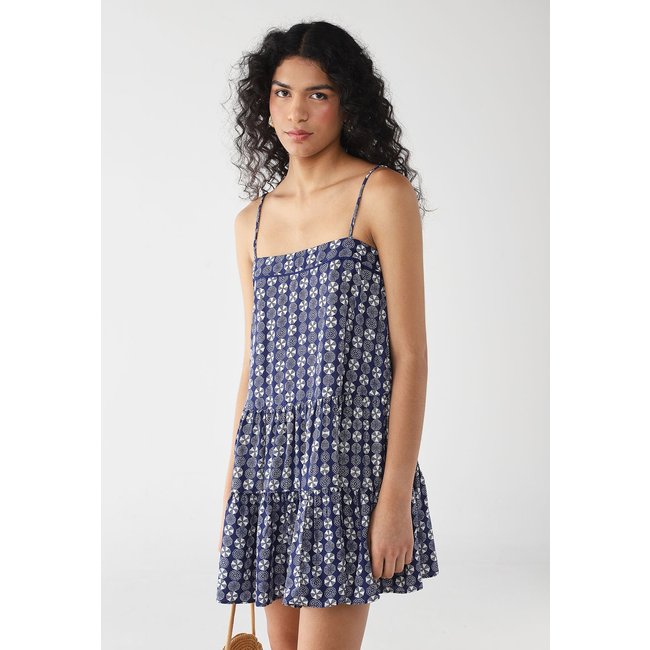 Vestido Feminino Dress To Estampa Guarda-Sol Azul