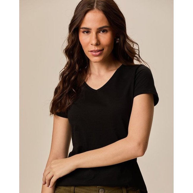 Blusas Manga Curta Malwee Malwee Preto