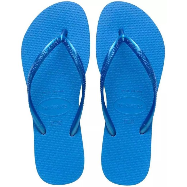 Chinelo Slim Feminino Havainas 4000030 Azul