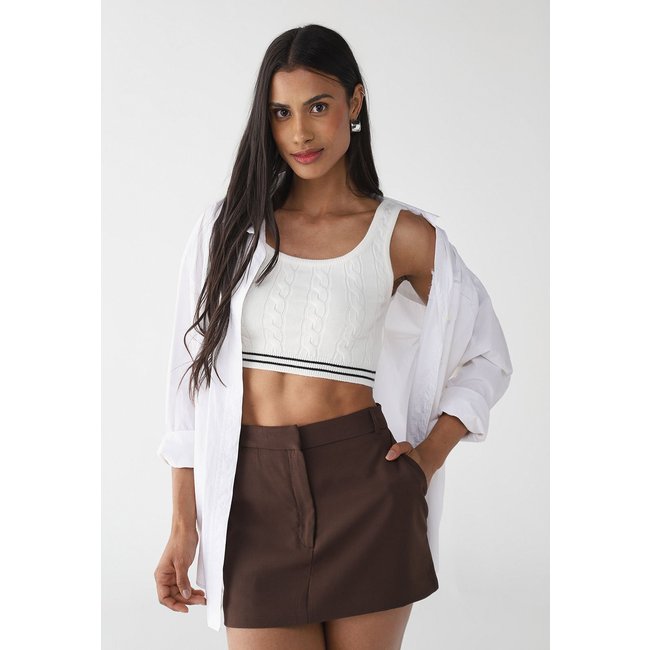 Top Tricot Fila Slim Uc Basic Off-White