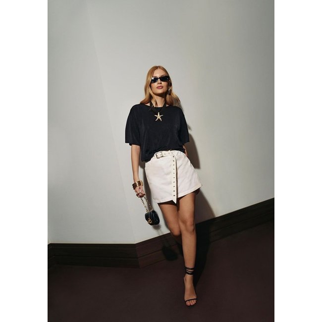 Blusa Manga Curta Siroco - Preto