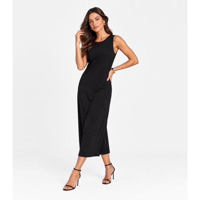 Vestido Feminino Midi Infinita Cor Preto