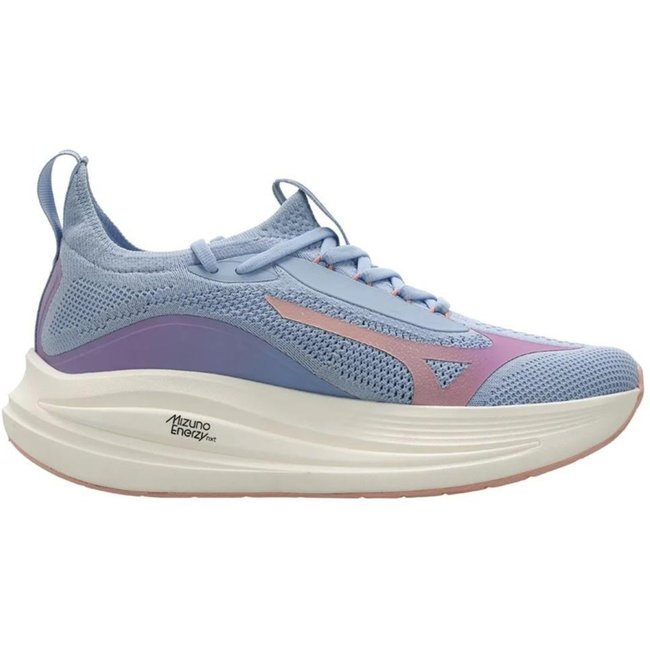 Tênis Feminino Mizuno Neo Aura Knit Corrida Propulsão Azul Claro 35
