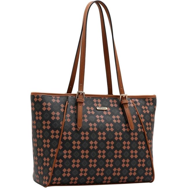 Bolsa Feminina Chenson New Elemento Gráfico 3485292 Café