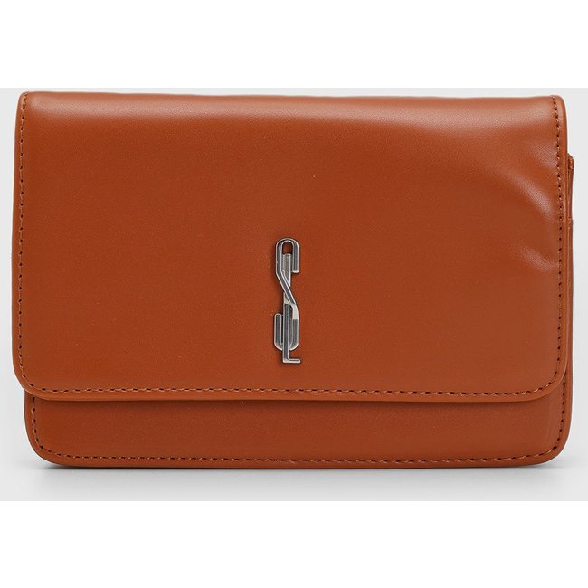 Bolsa Transversal Santa Lolla Alça Ajustável Caramelo