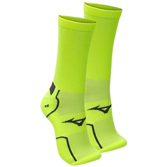 Meia Mizuno Performance Cano Alto Unissex - Amarelo - mizuno