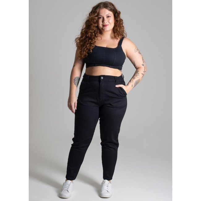 Calça Sarja Sawary Plus Size - 275271 - Preto - Sawary
