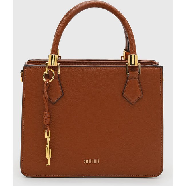 Bolsa Feminina Santa Lolla Grande Caramelo