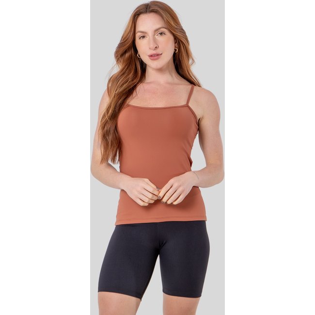 Blusa Feminina Poliamida Alcinha Confortável Para Malhar Regata Feminina