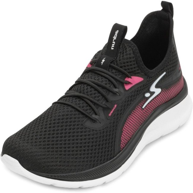Tênis Adrun Flex Go AD25-9829F Preto-Pink