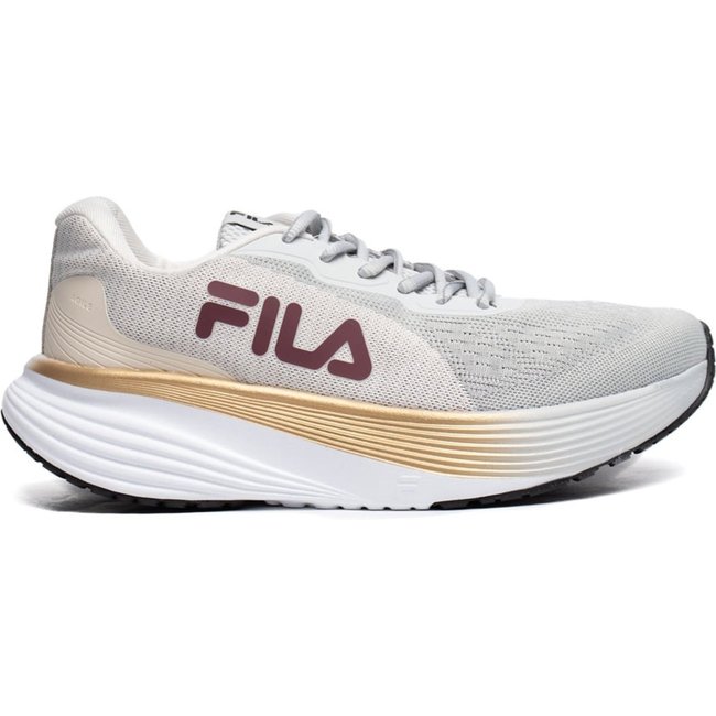 Tênis Feminino Fila Agile Treino Conforto Bege/Cinza