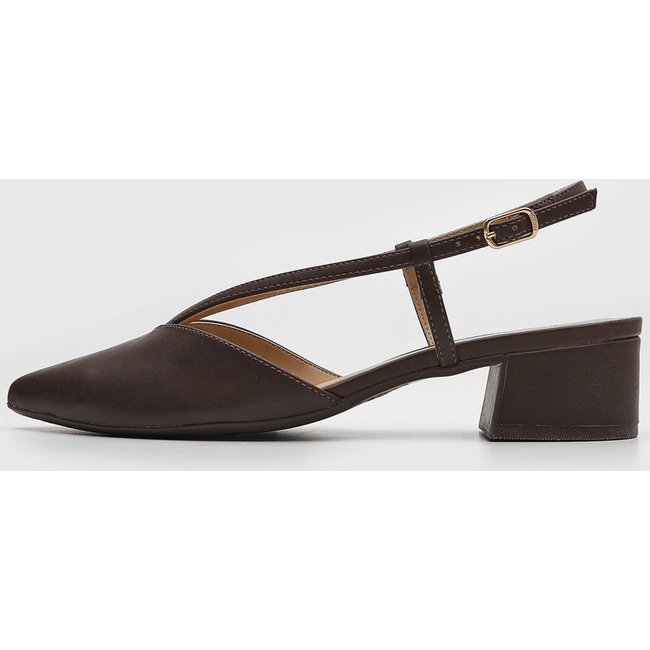 Scarpin Feminino Anacapri Slingback Marrom