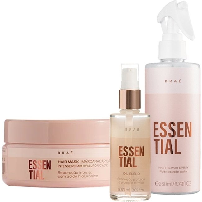 Kit Braé Essential Tratamento (3 produtos)