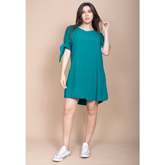 Vestido Curto Cabanafree Plano Verde