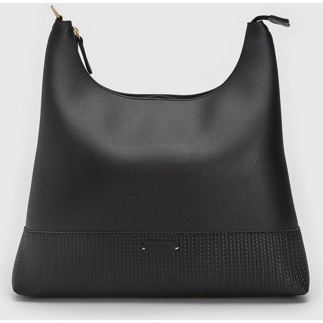 Bolsa Feminina Anacapri Grande Texturizada Preta