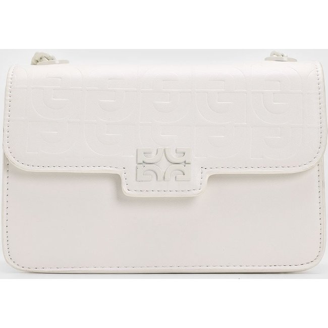 Bolsa Tiracolo Feminina Degalls Alça Dupla Monograma Branca