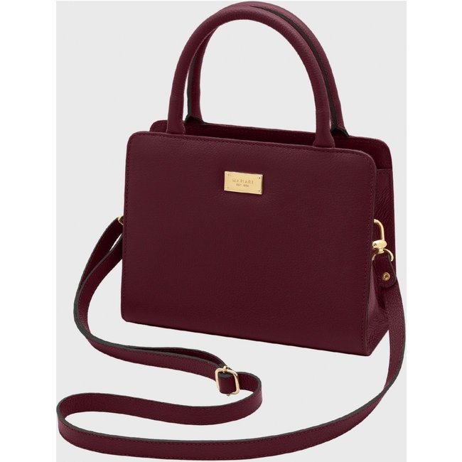 Bolsa Transversal Couro Mariart Maia Rubi