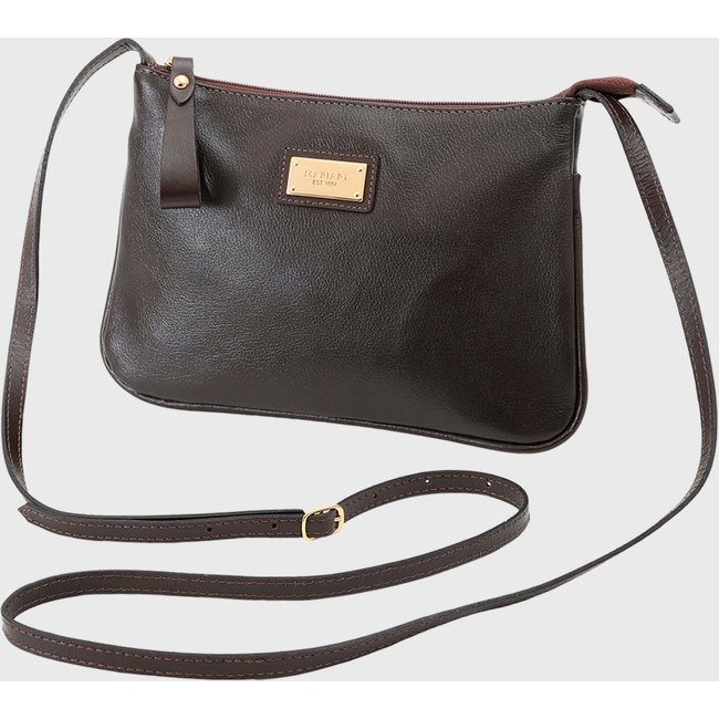 Bolsa Transversal Couro Mariart 199MRT Café