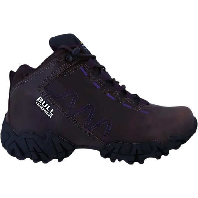 Bota Bull Terrier Ranger Feminino Fossil Brown e Uva Marrom